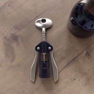 Vintage Hoffritz Wing Corkscrew Wine Bottle Opener Italy Barware 9” Metal